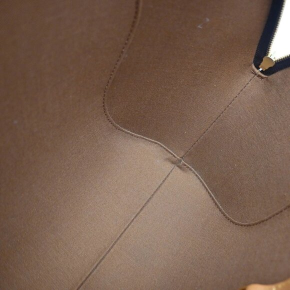 LOUIS VUITTON LV Logos Ellipse MM Hand Bag Monogram Leather Brown - Picture 9 of 16